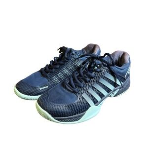 K-Swiss Express Light Pickleball Shoes Womens 8 Navy Blue Mint 96563-475-M